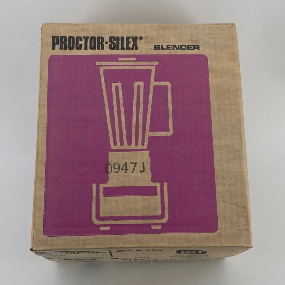 Proctor-Silex Blender Mary Proctor B107W White 5 Speed Vintage New in Open Box